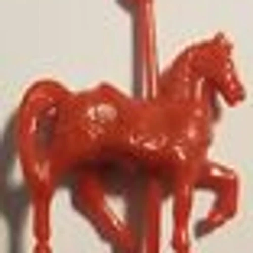 1/64 Ertl Farm Country Red Carousel Horse - Image 1 of 1