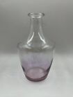 Genie Glass Bottle Vase From France Pink To Clear Stunning 6.25?