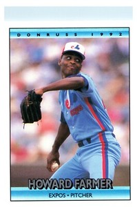 1992 Donruss Montreal Expos Baseball Card #779 Howard Farmer SHIPS FREE!!