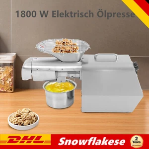 Elektrisch Ölpresse Ölextraktionsmaschine Kaltwärme Olive Sonnenblumensamen - Bild 1 von 24