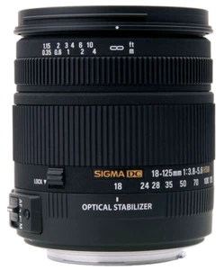 Sigma 18-125mm F3.8-5.6 DC OS HSM for Nikon - Picture 1 of 2