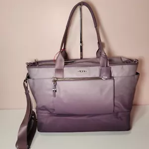 NWT TUMI VOYAGEUR CARLYN WEEKENDER TRAVEL CARRYON SUITCASE Ombre Purple Lilac - Picture 1 of 6