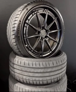 2010 - 2015 FERRARI 458/488 FORGED WHEELS with Michelin PS4S - Picture 1 of 5