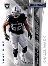 2017 Rookies and Stars Football True Blue Parallel Singles (Pick Your Cards)