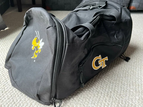 Vintage 1995 Georgia Tech Yellow Jackets NCAA Bag "Roadblock" Duffel Bag Luggage Cover