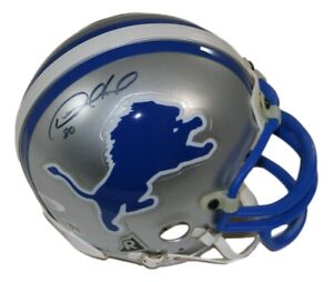 Desmond Howard Autographed Lions Mini Helmet TRISTAR