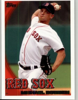 2010 Topps Michael Bowden #499 Boston Red Sox - Image 1 of 2