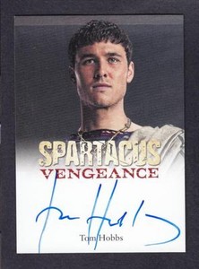 AUTO / AUTOGRAPH TOM HOBBS AS SEPPIUS  IN SPARTACUS VENGEANCE