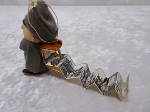 DDR Filz Figur Puppe Soldat Schwejk Affenrucksack Leporello Prag Vintage 9 cm - Bild 1 von 7