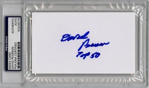 David Pearson SIGNED 3x5 Index Card + Top 50 NASCAR LEGEND PSA/DNA AUTOGRAPHED - Picture 1 of 1