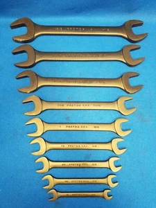 PROTO J3000HB Llave de extremo abierto St, 10 piezas, 5/16" a 1-5/8" Doble extremo 1AKR8 - Imagen 1 de 4