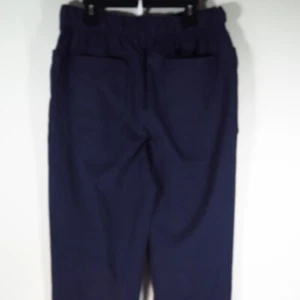 Climate Right Cuddl Duds Blue Polyester Blend Medical Dental Scrub Pants SZ S - Picture 1 of 7
