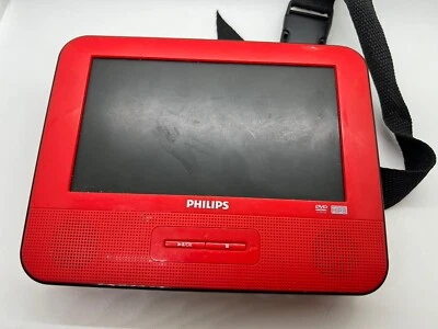 Philips PET7402/37 7in Widescreen Dual-Screen Portable DVD Player Untested - Image 1 of 4