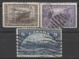 Nº: 99759 - CANADÁ - LOTE DE 3 SELLOS ANTIGUOS - ¡USADOS!! - Imagen 1 de 1