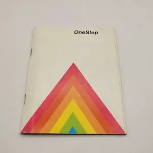 Folleto de un paso vintage Polaroid años 70 49p manual de propietarios - Imagen 1 de 4