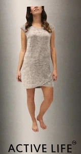 Active Life Scoop Neck Sleeveless Sport Dress Marl Heather Grey L NWT MSRP $89! - Picture 1 of 12