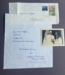 ADOLF FÜRSTENBERG (†1988) bishop Sambia autograph signed convolute from 1971 - Picture 1 of 1