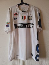Maglia Inter Match Worn 2010/2011 Biabiany Biscione Rare Trikot Porté Jersey