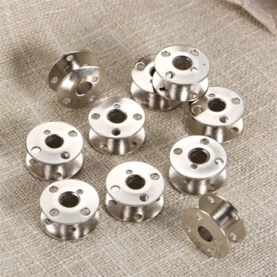 10pcs Sewing Machine Bobbins for Singer Models 192K,201,240,248,257,258,288,327 - Image 1 of 4