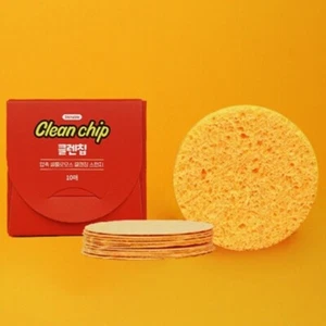 SKINABLE Clean Chip Cellulose Cleansing Pad 10ea Hypoallergenic Cleansing Sponge - Picture 1 of 23