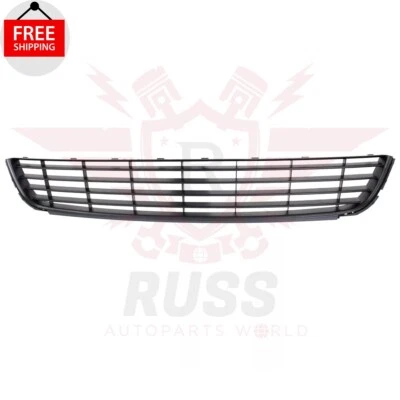 New Front Bumper Grille Textured Black Fits 2010-2014 Volkswagen Jetta & Golf Foto 1 de 4