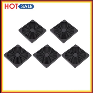5 Stück 90 mm PC-Computergehäuse-Lüfter, Staubfilter, Kunststoff, staubdicht, Gr - Afbeelding 1 van 8