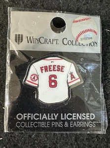 MLB Los Angeles Angels David Freese Jersey Lapel Pin Brand New Collectable - Picture 1 of 2