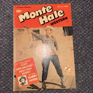 Vintage 1949 Fawcett Comics Monte Hale Western #43 VG  Photo Cover  Gabby Hayes - Picture 1 of 8