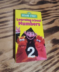 Sesame Street Learning About Numbers VHS 1986 Educational Cartoon Count Dracula - Foto 1 di 4