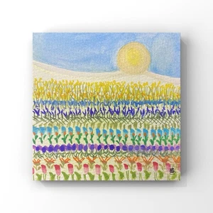 ‘Happy New Beginnings’,Fine Art, Abstract, Original Painting ,Unframed - Picture 1 of 6