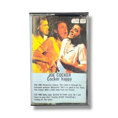 Vintage Joe Cocker Cocker Happy Cassette Tape Cube 853013c - Image 1 of 4