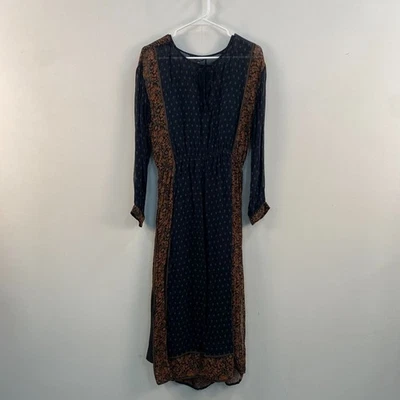 Lucky Brand Mujer Vestido Mediano Negro Pullover Maxi Transparente Vestido Sin Mangas Pullover Foto 1 de 4