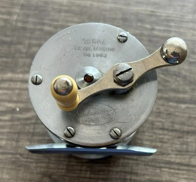 Ideal vintage 100 yd.  Carrete de pesca. Modelo 26 funcionando clicker funciona #355 Foto 1 de 4