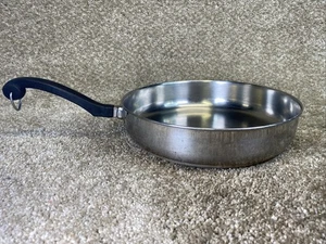 VINTAGE FARBERWARE FRYING PAN SKILLET 10" STAINLESS STEEL ALUMINUM MADE IN USA - Picture 1 of 7