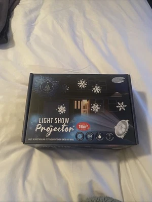 Christmas Snowflake Projector LED,Moving Snowfall Laser Light Outdoor Landscape - Image 1 of 4