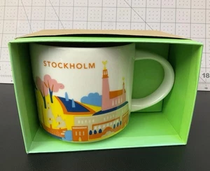 STARBUCKS Coffee Shop  Tea Mug Cup You Are Here Collection Stockholm Sweden YAH - Picture 1 of 12