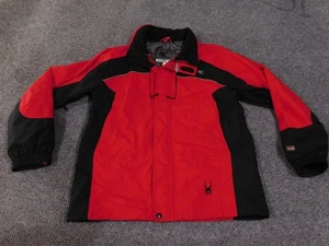 Spyder XSCAP Jacket Mens Large Red Black Entrant GII Ski Winter Coat Waterproof - Picture 1 of 23