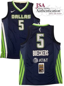 Paige Bueckers + Azzi Fudd Dual Signed WNBA Dallas Wings Jersey UConn JSA AUTO - Picture 1 of 4