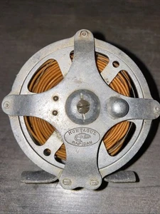 RARE Vintage Montague Rapidan Skeleton 100 Yard Fly Fishing Reel 1930s - Picture 1 of 5