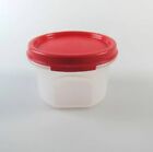 Tupperware Modular Mates Round #1 Red Seal 6 oz Spices Snacks New