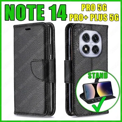 Flip Cover per Xiaomi Redmi Note 14 Pro 5G / Pro+ Plus 5G Custodia Magnetica Tpu - Immagine 1 di 4