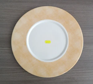 x12 Untersetzer 31 cm Ancap Porzellan Galerie breites Band gelb Pulver - Bild 1 von 7