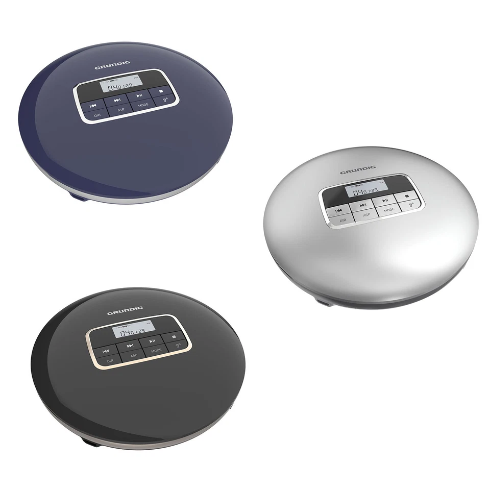 Grundig Disc-Man GCDP 8500 CD Player Kopfhörer CD-R CD-RW - Bild 1 von 1