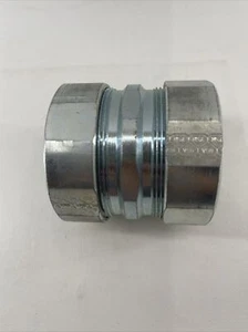 1-starre Rohr Druckkupplung EMT Stahl verzinkt - Bild 1 von 12