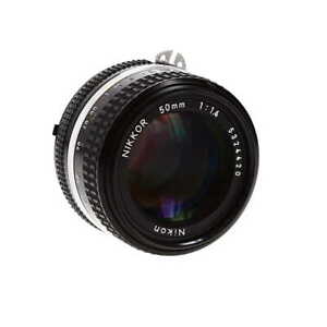 Nikon Nikkor 50mm F/1.4 AIS Manual Focus Fixed Lens {52} for Nikon F Mount Ai-S