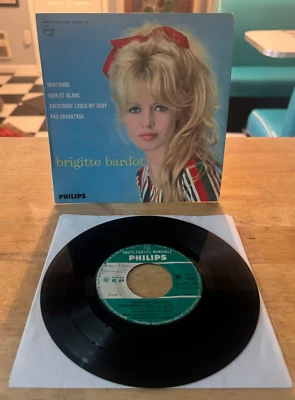 45 7 «ФРАНЦУЗСКИЙ EP БРИЖИТ БАРДО INVITANGO ПРОМО ДИСПЛЕЙ РУКАВ - Изображение 1 из 2