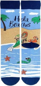 ooohyeah Men’s Sea Themed Novelty Crew Socks, Crazy Funny Cotton - Picture 1 of 1