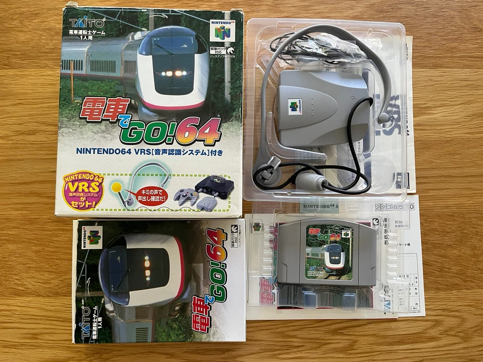 DENSHA DE GO 64 Engineers Pack with microphone COMPLETE JAPAN Nintendo 64 N64 - Image 1 of 4
