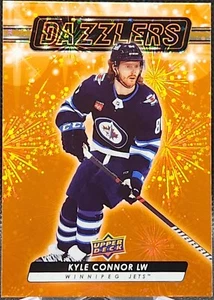 2023-24 Upper Deck Dazzlers Kyle Connor #DZ-80 Orange Winnipeg Jets - Picture 1 of 2