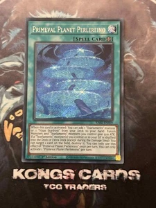 RA02-EN069 "Primeval Planet Perlereino" Secret Rare YuGiOh! NEW - Picture 1 of 1